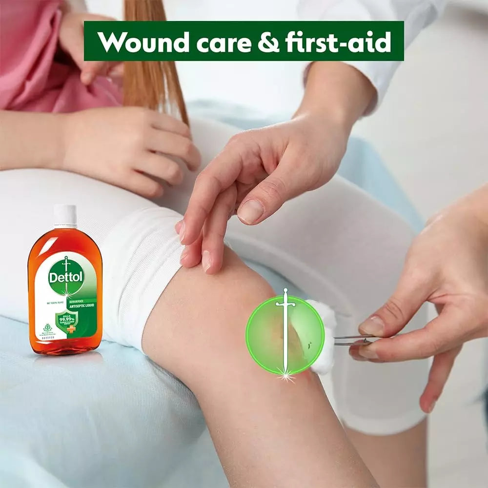 Dettol Antiseptic Liquid 550 ml for First Aid, Surface Disinfection and Personal Hygiene