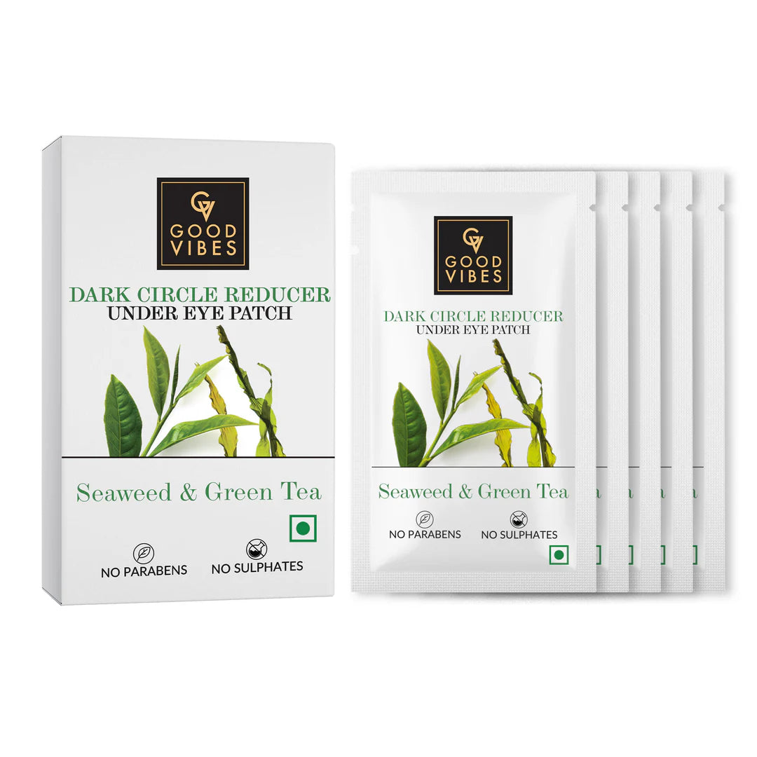 Good Vibes ! Seaweed & Green Tea Dark Circle Reducer Under Eye Patch