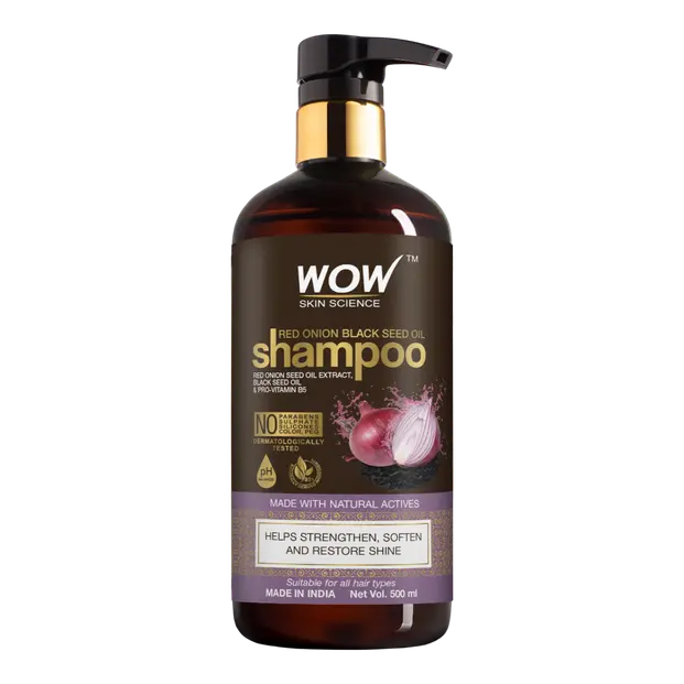 Red Onion Black Seed Oil Shampoo with Red Onion Seed Oil Extract - 250 ml