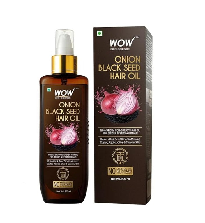 WOW SKIN SCIENCE Onion Black Seed Hair Oil l 200ml