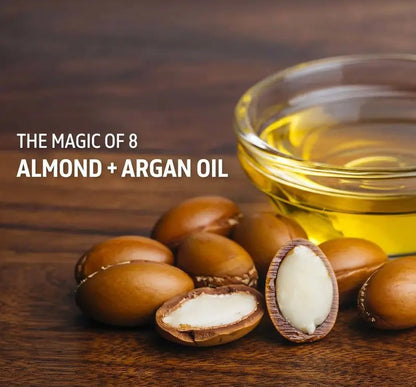 Phy Almond + Argan Beard Oil | Growth Enhancer | 8 Natural Oils | No Sulphates, Parabens, Silicones | For All Beard Types Hair Oil  (30 ml)