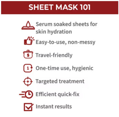 Nykaa Skin Secrets Exotic Indulgence Strawberry + Argan Oil Sheet Mask For Blemish - Free Skin