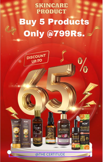 WOW! 5 Products Combo for Skin Care