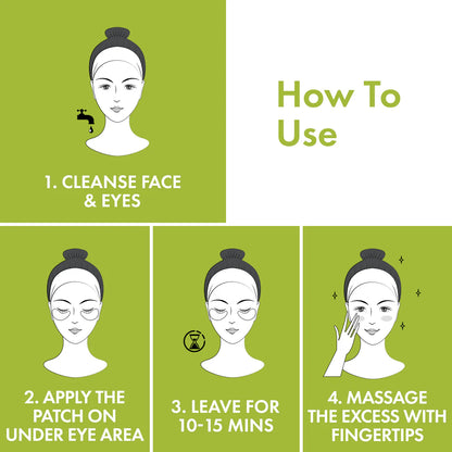 Good Vibes ! Seaweed & Green Tea Dark Circle Reducer Under Eye Patch