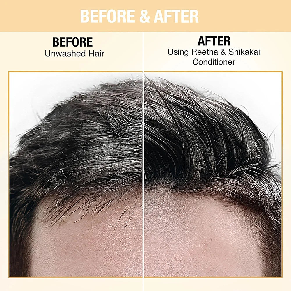 Nykaa Naturals Hair Mask, Reetha and Shikakai, 6.76 oz - Strengthens Roots for Fine Hair - Hair Moisturizer for Dull Hair - Safe for Colored Hair