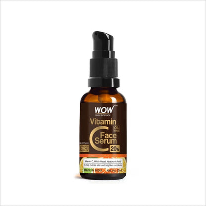 WOW Skin Science Brightening 20% Vitamin C Face Serum -30 ml -For Dark Circles