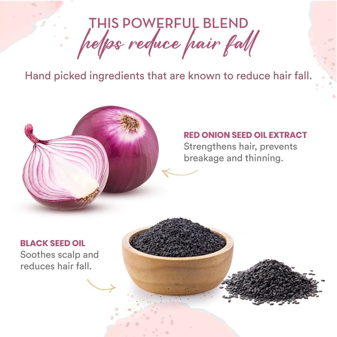 Wow Skin Science Onion Oil Shampoo & Conditioner Kit -600ML