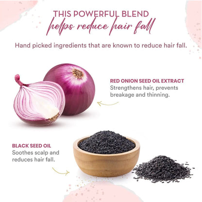 Wow Skin Science Onion Oil Shampoo & Conditioner Kit -600ML