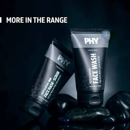 Phy 2- In- 1 Charcoal Face Mask + Scrub - 100 Gm