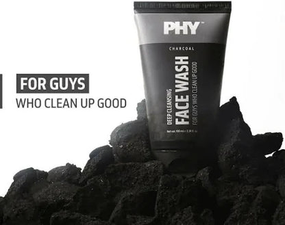 Phy 2- In- 1 Charcoal Face Mask + Scrub - 100 Gm